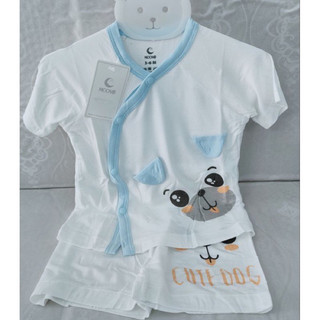 [ Moon ] Bộ cài chéo 0-6m bamboo