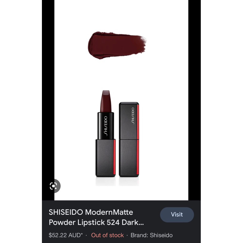 Son shishedo màu trầm