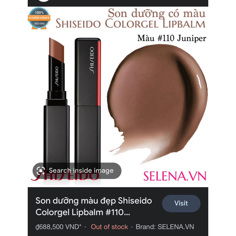 Son shishedo màu trầm