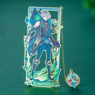 Bookmark kim loại genshin impact venti xiao tartaglia hutao zhongli