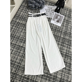 Quần suông hàn baggy kèm belt