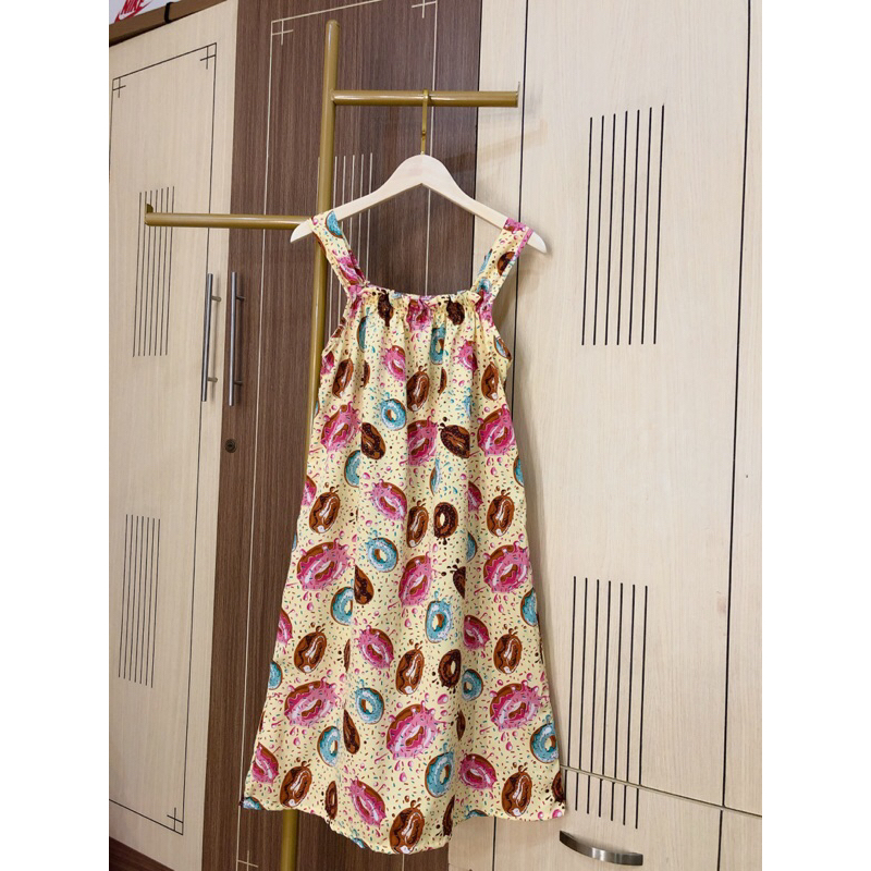 Đầm Lụa Dây To Size 1 - 2