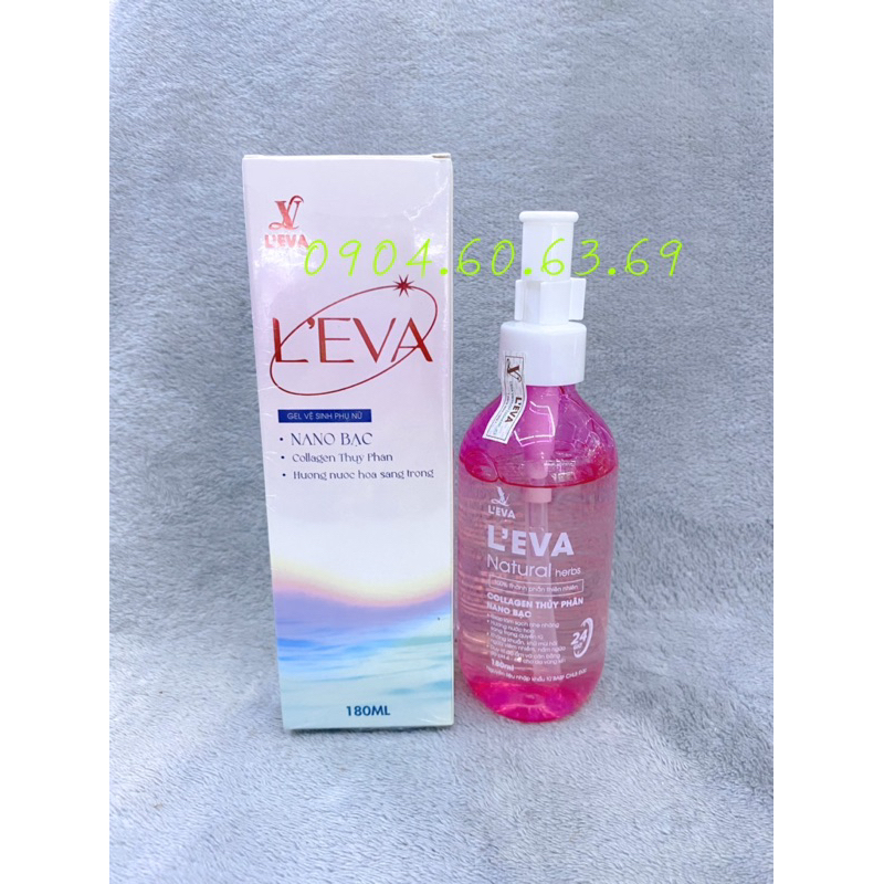 Dung Dịch Vệ Sinh LEVA NANO BẠC Collagen Hương Nước Hoa Chanel No5 Sang Trọng 180ml