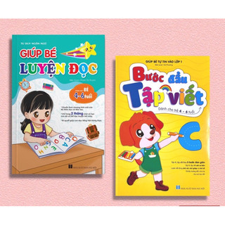 Sách - combo giúp bé luyện đọc - bé bước đầu tập viết