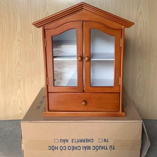 Tủ thuốc y tế gia đình kiểu mái nhà có hộc 091