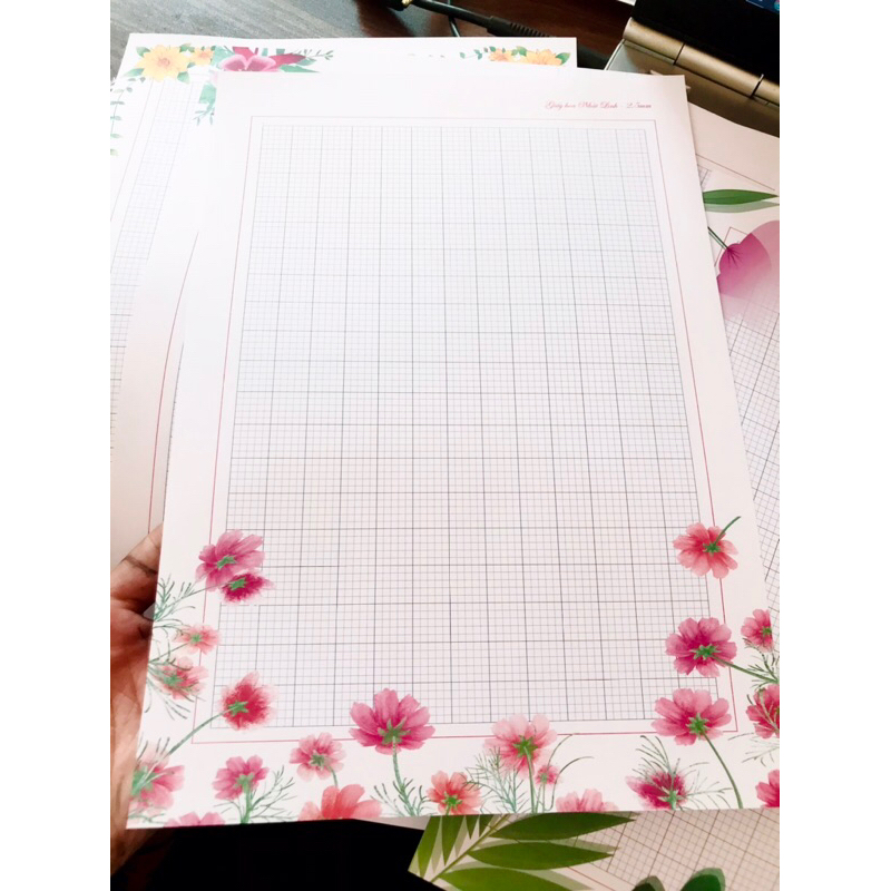 Giấy hoa 4 ôli