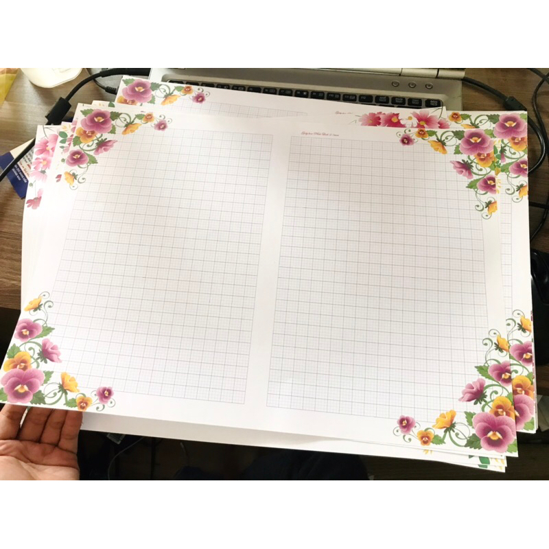 Giấy hoa A3 /4 ôli