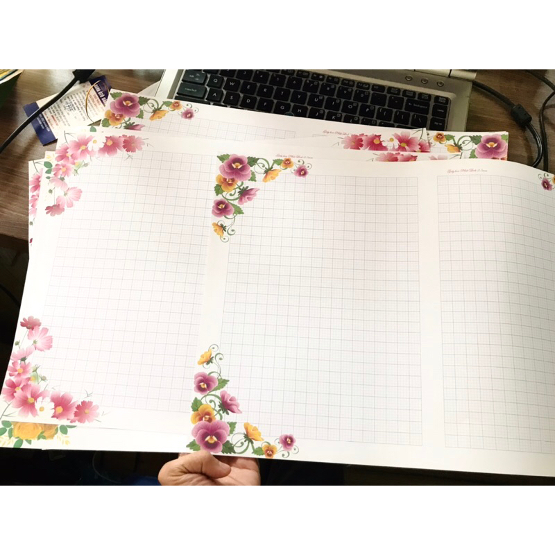 Giấy hoa A3 /4 ôli
