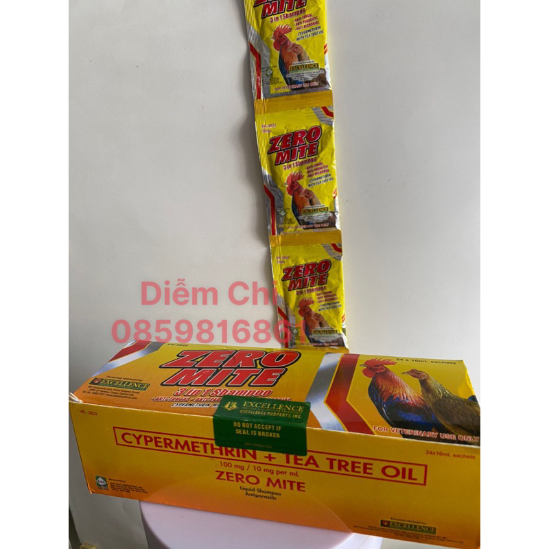 Thuốc Tắm Gà Zero MiTe 5 gói
