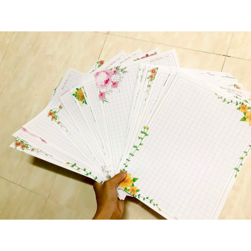 Giấy hoa 4 ôli