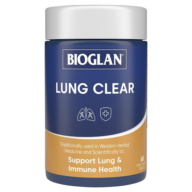 Viên bổ phổi & tăng cường hệ miễn dịch Bioglan Lung Clear 60 viên