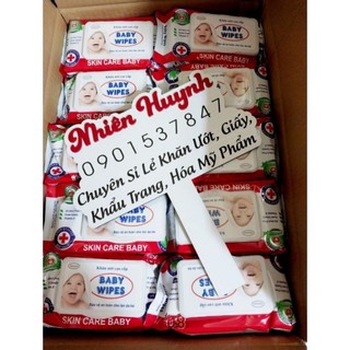 Hỏa tốc khăn ướt baby wipes 80g