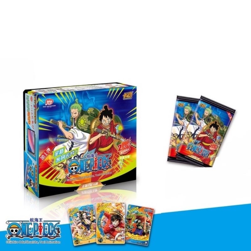 (FULL BOX M25 XANH) Hộp ảnh thẻ nhân vật ONE PIECE ver WANO QUỐC. ĐẢO HẢI TẶC