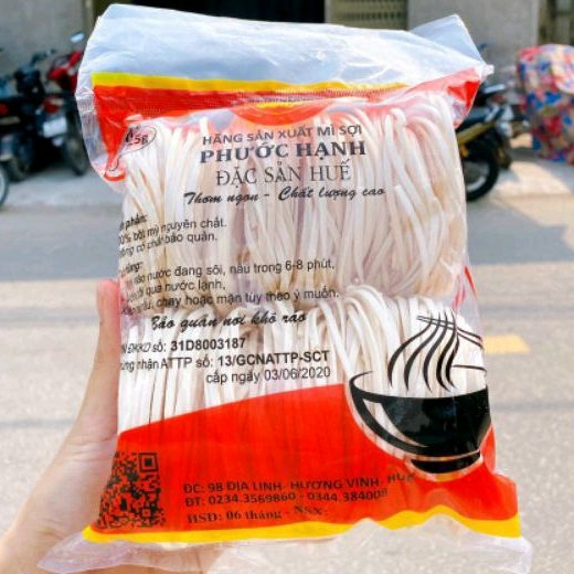 Bánh canh khô / Mỳ vắt / Bánh canh bột mì Phước Hạnh 400g/bịch - Món ngon xứ Huế - Đặc sản Huế - Tiệm Quà Quê