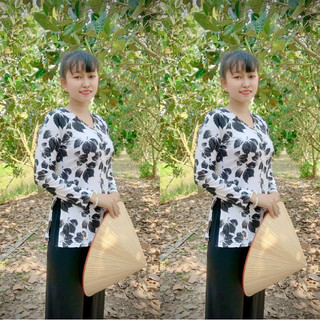🍀Áo bà ba hoa đi chùa lễ phật, vải tơ hoa cao cấp, size từ 40kg-68kg