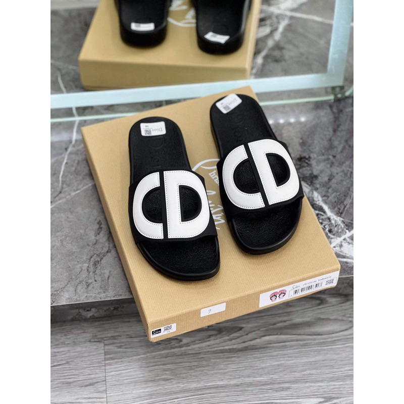 Dép quai ngang nam 1 bản thời trang mác CD hàng cao cấp