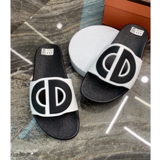 Dép quai ngang nam 1 bản thời trang mác CD hàng cao cấp