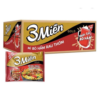 Mì 3 Miền bò hầm rau thơm thùng 30gói