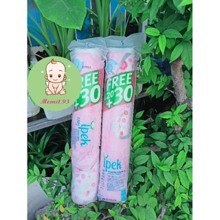 Combo 2 gói bông tẩy trang ipek 150 miếng