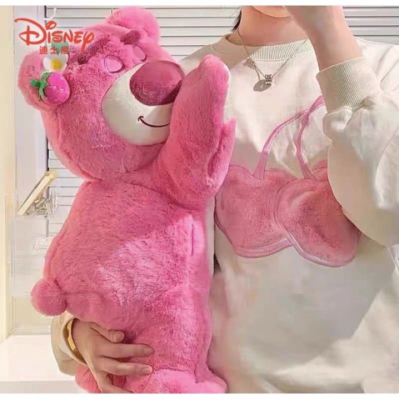 Gấu kèm mền trái dâu