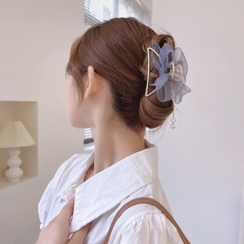 Kẹp Càng Cua Kim Loại Hình Bướm Phong Cách Tiểu Thư