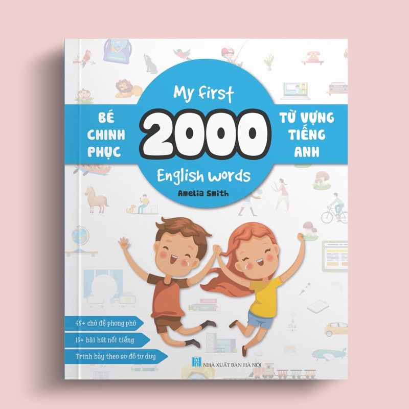 Sách - Bé Chinh Phục 2000 Từ Vựng Tiếng Anh - My First 2000 English Words KN Book