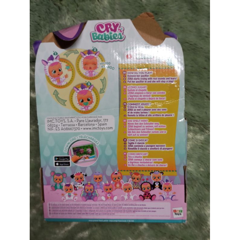 Búp bê khóc nhè Zena - Cry Baby Zena Doll