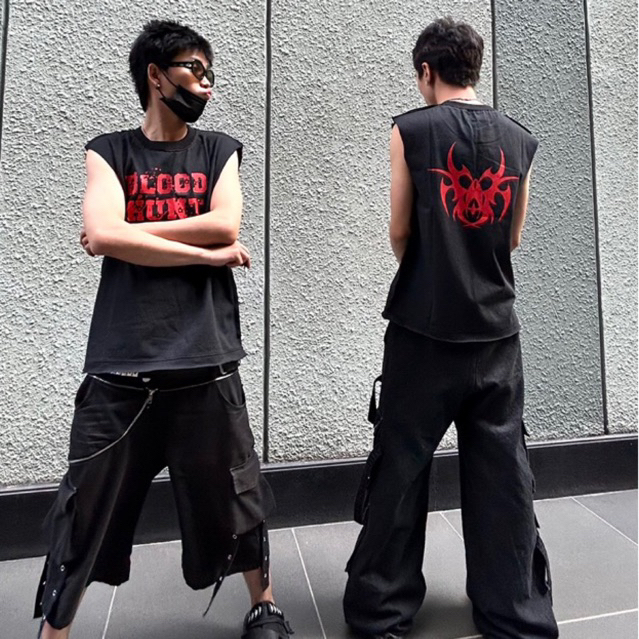 Áo 3 lỗ 𝐓𝐀𝐍𝐊 𝐁𝐋**𝐃 - 𝐇*𝐍𝐓