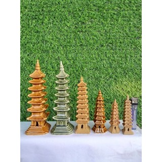 Tháp trang trí, tháp 9 tầng, thuyền mini,tháp 5 tầng, tháp 7 tầng, tượng derco