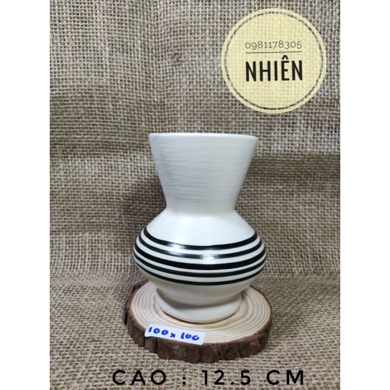 Lọ / Bình hoa Bát Tràng vẽ tay