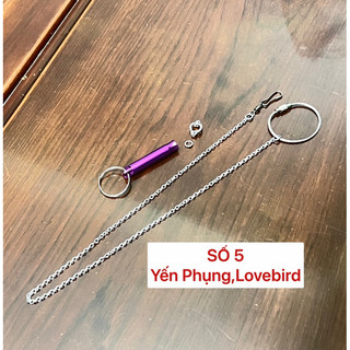 1 Bộ Combo Xích Chân Cho Vẹt ( Ko Kèm Còi )
