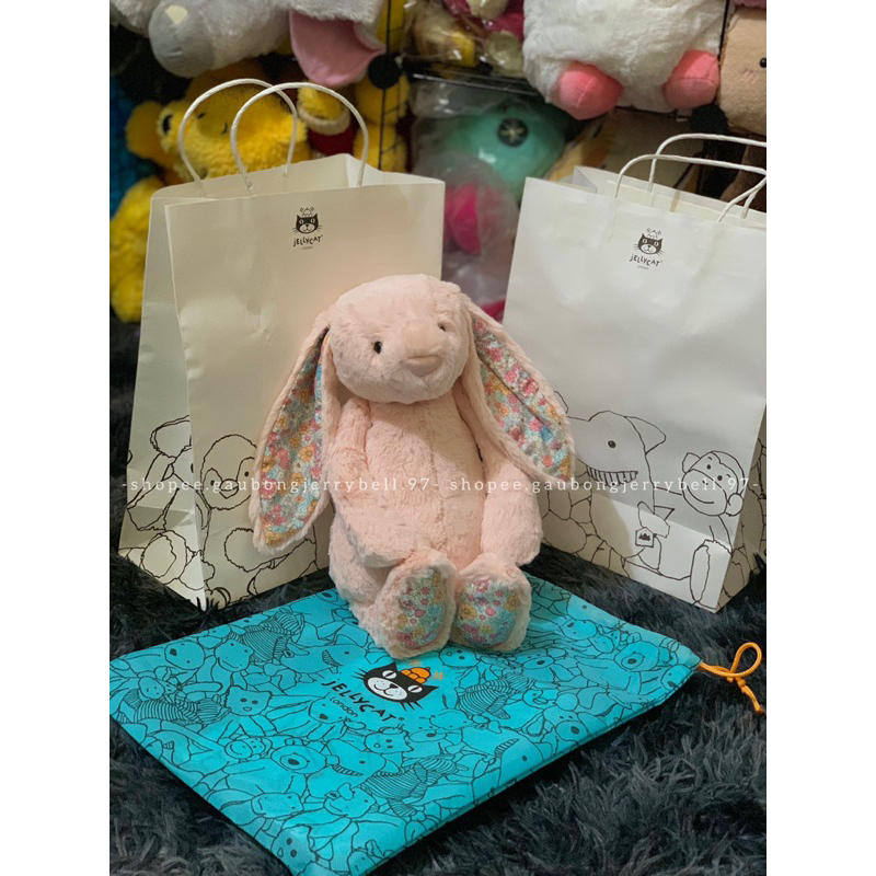 Thỏ bông Anh Quốc cao cấp JellyCat Blossom Blush Bunny chính hãng