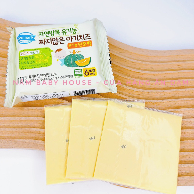 Date 3-4/2024 - Phô mai tách muối hữu cơ Hàn Quốc cho bé ăn dặm từ 6 tháng
