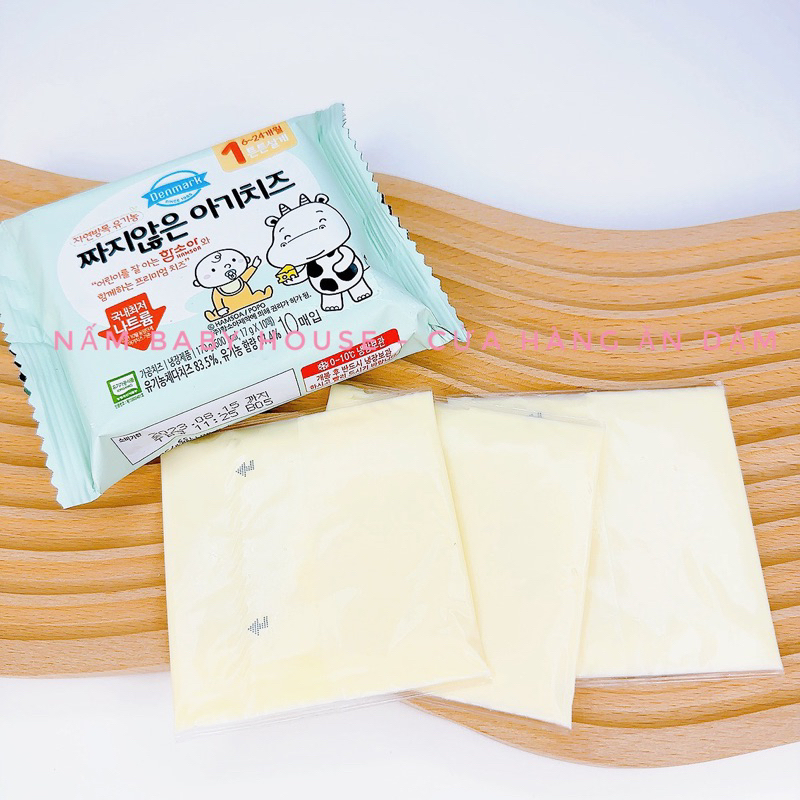 Date 3-4/2024 - Phô mai tách muối hữu cơ Hàn Quốc cho bé ăn dặm từ 6 tháng