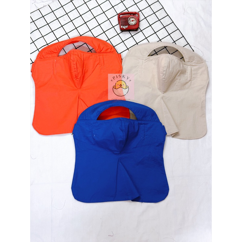 KHẨU TRANG YẾM CHE TRÁN NINJA MÓC TAY KÈM DÁN 2in1 - Màu Ngẫu Nhiên ☀️