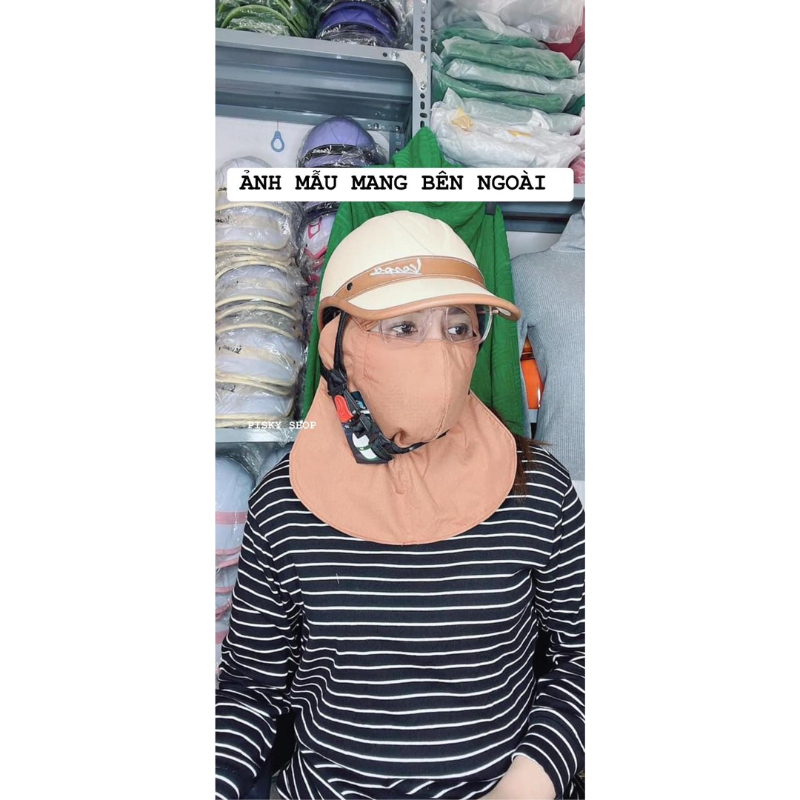 KHẨU TRANG YẾM CHE TRÁN NINJA MÓC TAY KÈM DÁN 2in1 - Màu Ngẫu Nhiên ☀️