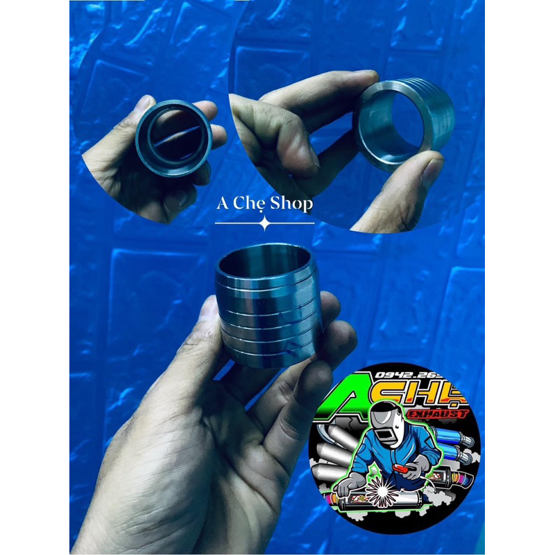 Khâu Nối Chóng Xì Cổ Pô Inox304 Size 27,32,34,38,51