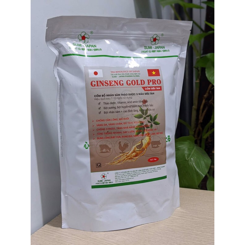 Ginseng gold pro cốm sâm tăng trọng