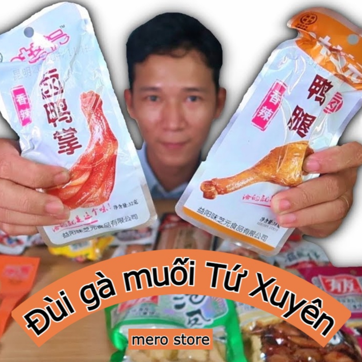 (Ăn vặt Tứ Xuyên) Đùi gà muối cay 38g