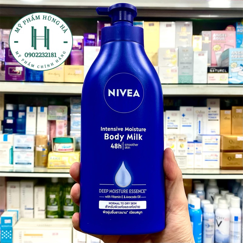 Dưỡng thể Nivea, sữa dưỡng thể Nivea Intense Moisture Body Milk, dưỡng ẩm chuyên sâu 600ml