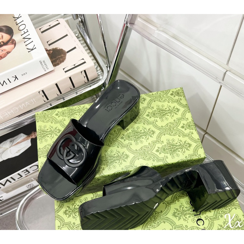 Guốc Gucci Trắng Đen 2023 Full Size 35-39  -  By Anh Dinh Phuong