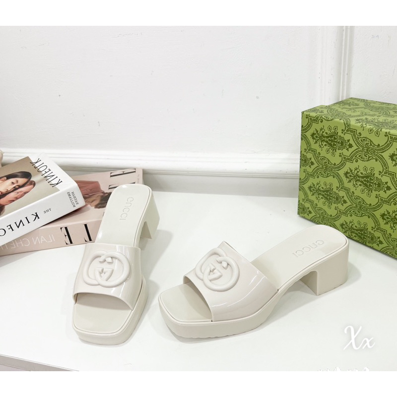 Guốc Gucci Trắng Đen 2023 Full Size 35-39  -  By Anh Dinh Phuong