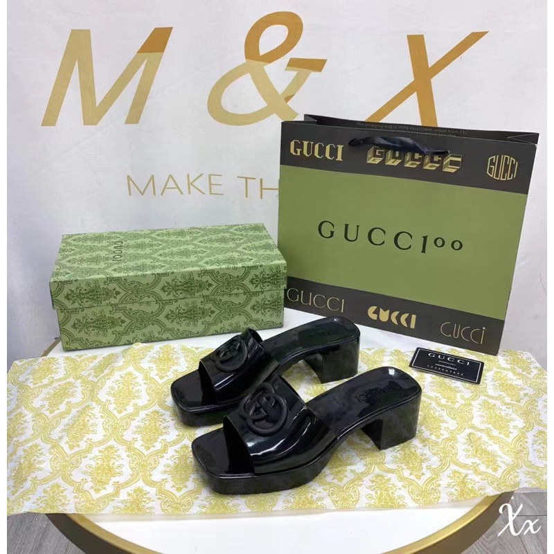 Guốc Gucci Trắng Đen 2023 Full Size 35-39  -  By Anh Dinh Phuong