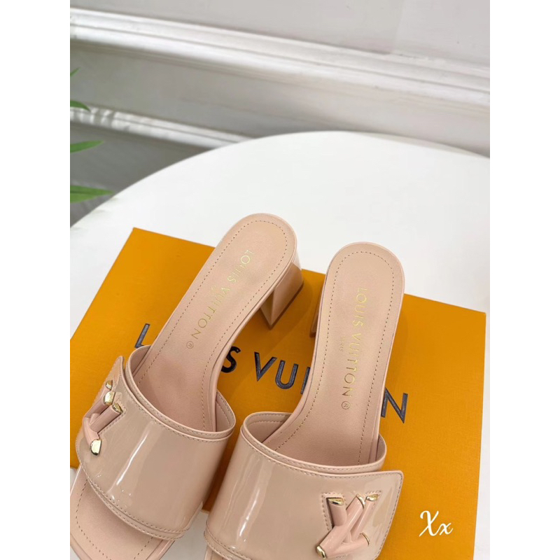 Guốc LV 2023 Trắng Đen Kem Full Size 35-39  -  By Anh Dinh Phuong