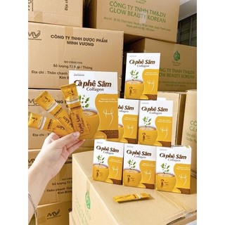 Combo 4 Hộp Cà phê sâm Collagen giảm cân hiệu quả - Dáng gọn eo thon