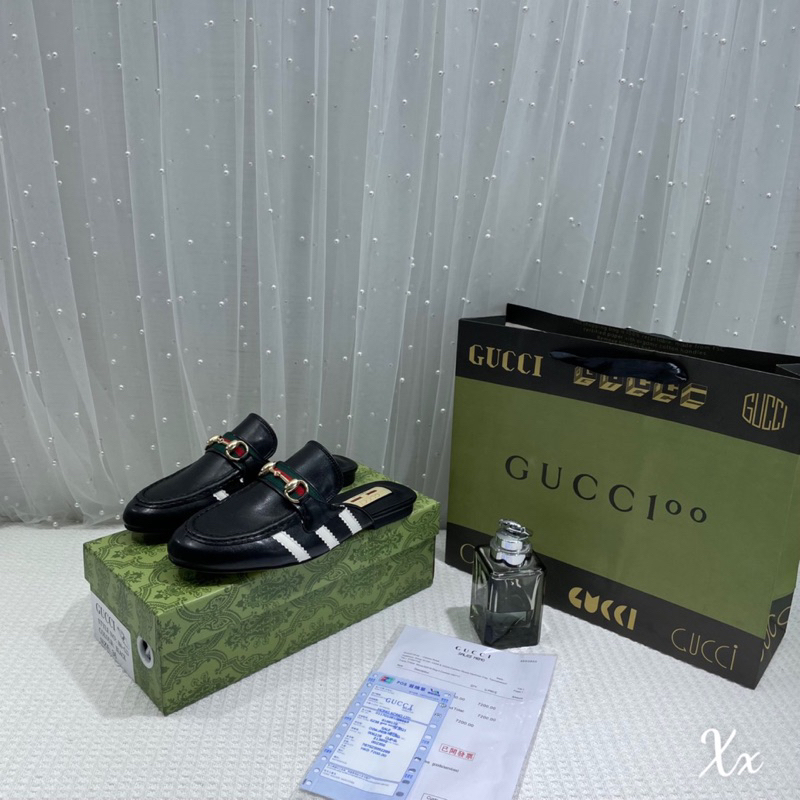 Sục Gucci 2023 Trắng Đen Full Size 35-39  -  By Anh Dinh Phuong