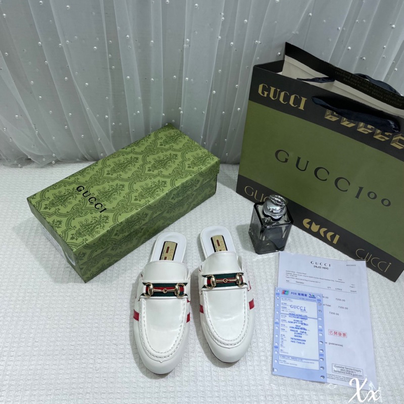 Sục Gucci 2023 Trắng Đen Full Size 35-39  -  By Anh Dinh Phuong