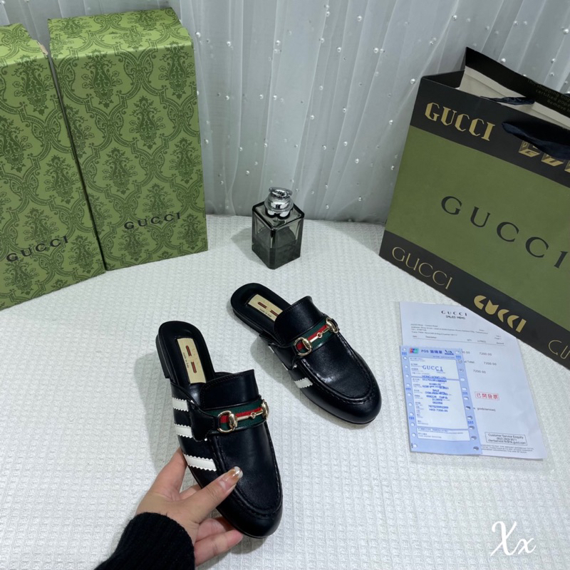 Sục Gucci 2023 Trắng Đen Full Size 35-39  -  By Anh Dinh Phuong