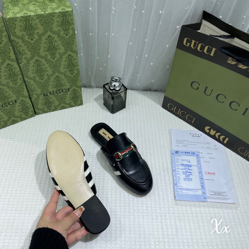 Sục Gucci 2023 Trắng Đen Full Size 35-39  -  By Anh Dinh Phuong