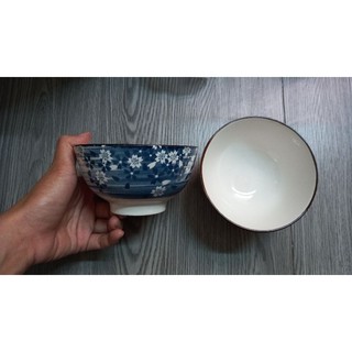 Bộ 2 chén gốm tráng men size vừa